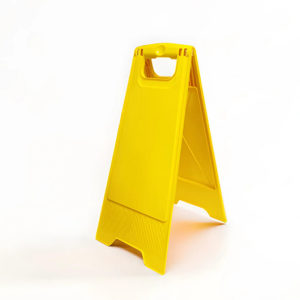 Blank Yellow Tent Sign Holder - Blank