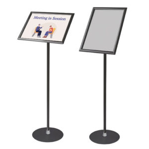 FSH017B Snap Frame Sign Stand Black - FSH017B