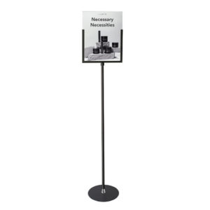 FSH021PB Floor Sign Stand Black - FSH021PB