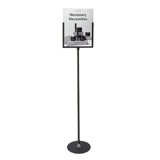 Floor Sign Stand Black - FSH021PB