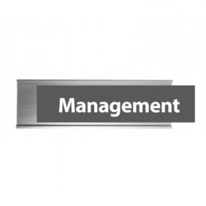 ALUMINUM Wall mount Name Plate Holder Aluminum Wall Mount Name Plate Holder