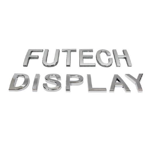 Chrome Alphabet Letters