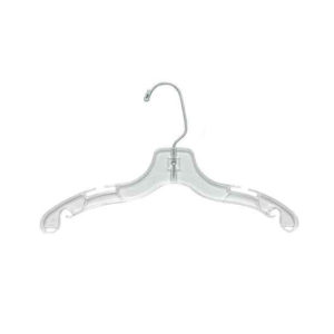 H026C Clear Plastic Top Hanger - H026C