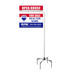 Metal Lawn Sign Post - LP001