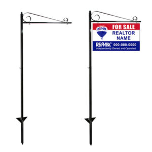 Metal Lawn Sign Post - LP008