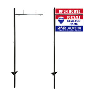 Metal Sign Lawn Post - LP011