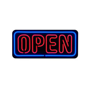 OPEN2019RED LED PLASTIC NEON"OPEN" SIGN - OPEN2019RED