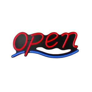 OPEN2021 LED "OPEN" Plastic Neon Sign - OPEN2021