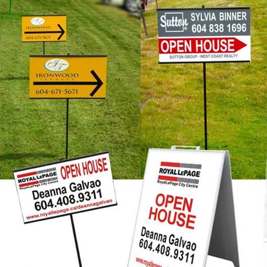 Open House Signs