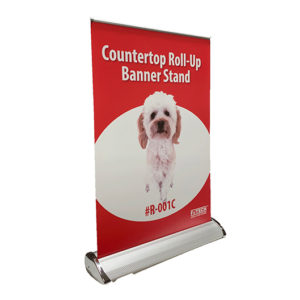 R-001C Desktop Retractable Banner Stand - R-001C