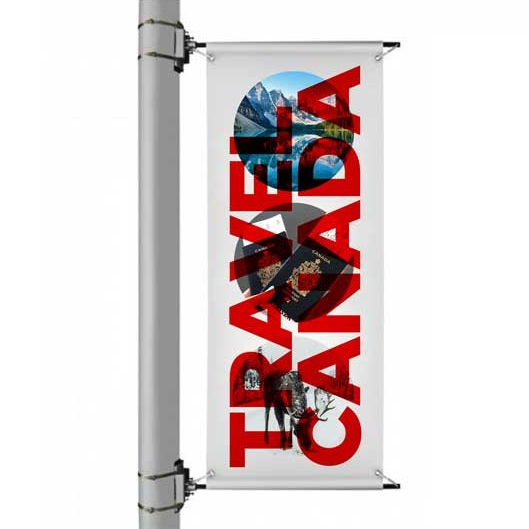 Metal Boulevard Adjustable Wall Commercial Flag Bracket - SP029